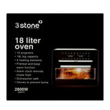 3Stone 18 liter Air fryer oven